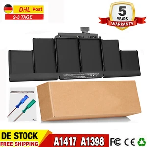OEM A1417 Akku für Apple Macbook Pro 15" A1398 EMC 2512 2673 Retina 2012 2013 - Bild 1 von 12