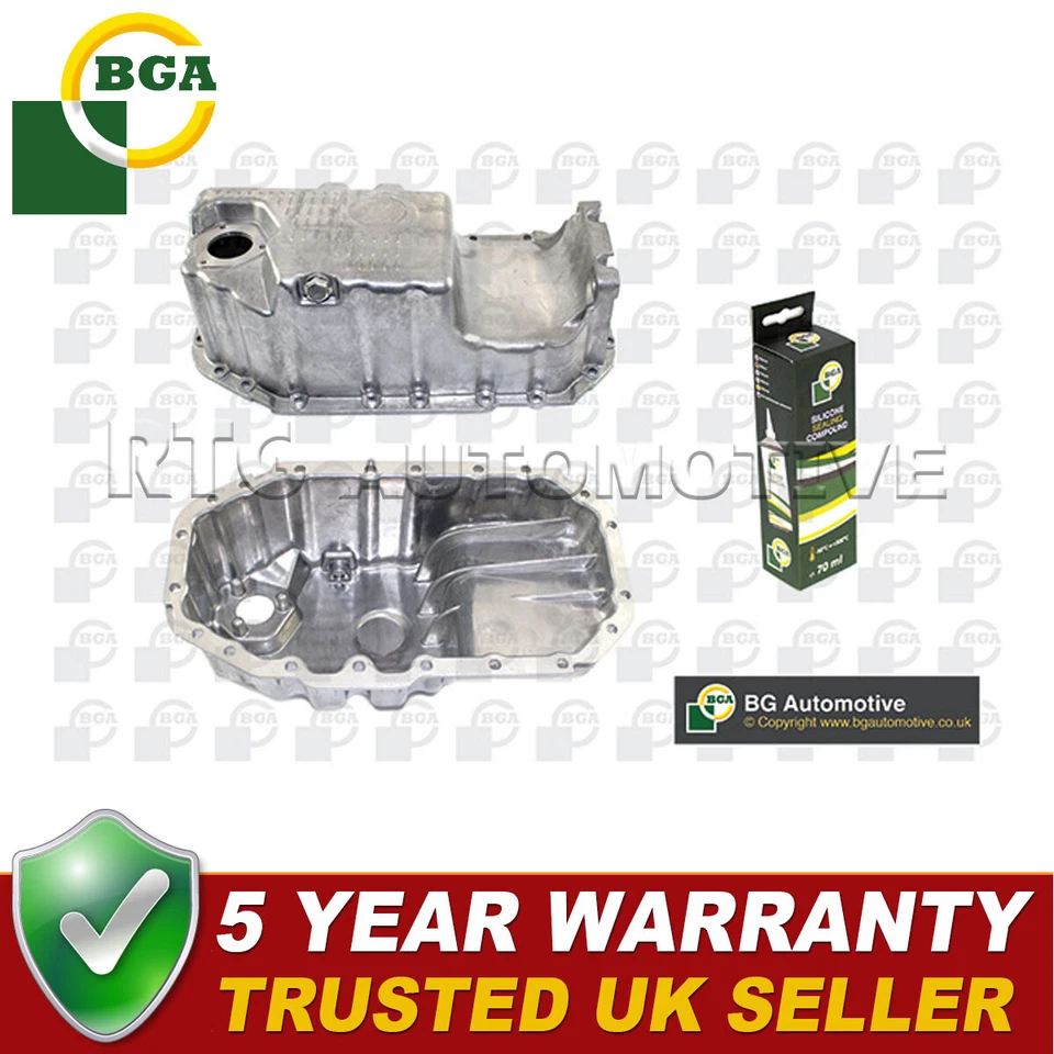 BGA Oil Sump Fits Seat Ibiza 2002-2009 Skoda Fabia 1999-2008 1.4 032103603AB - Image 1 of 3