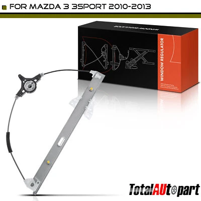Power Window Regulator w/o Motor Front Driver Left for Mazda 3 3 Sport 2010-2013 - Image 1 of 4