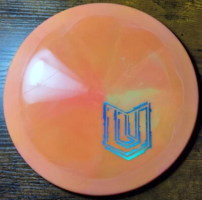 NEW Discraft ESP Swirl Uli Mini Shield Raptor 173 - 174 Grams Disc Golf Orange - Image 1 of 4