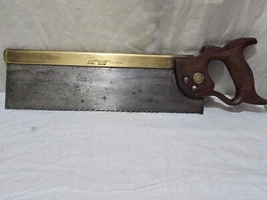Vintage. Wm, Marples. Hibernia. Brass backed Tenon saw . 14 blade " vintage item - Picture 1 of 20
