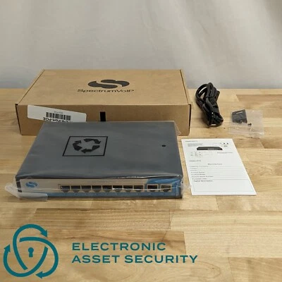 Spectrum VoIP SV GP 82 8-Port PoE Switch 2 Uplink (New) - Image 1 of 2