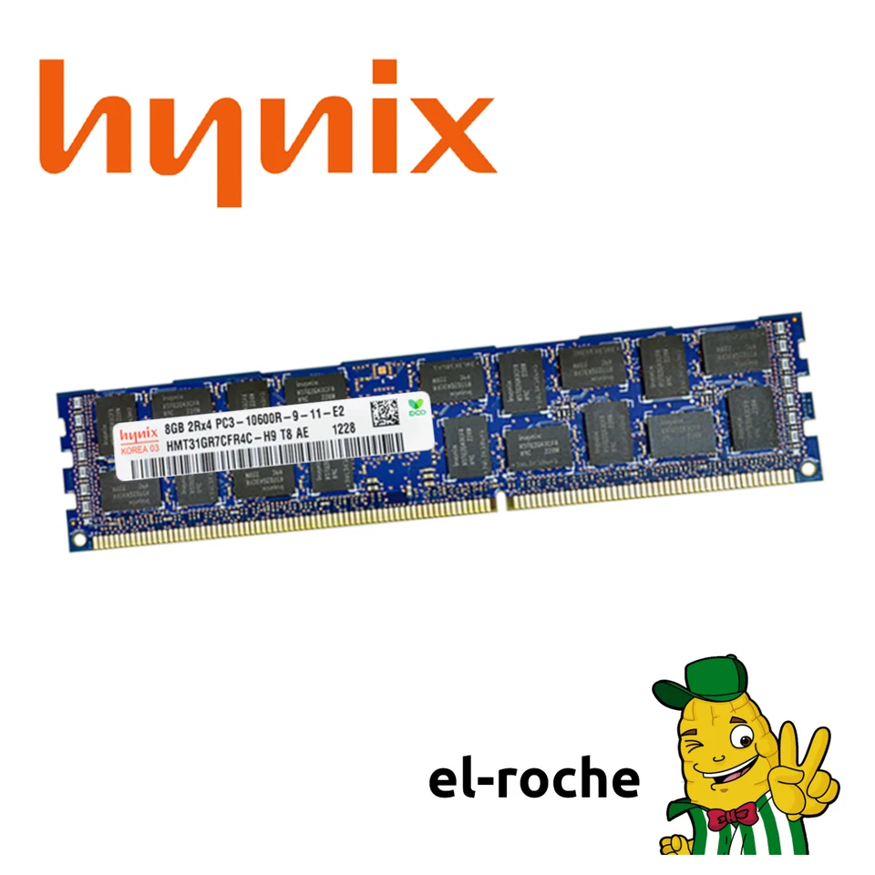 [RAM SERVER | SERVIDOR] Hynix	HMT31GR7CFR4C-H9	DDR3	8GB	1333 ECC - Immagine 1 di 1