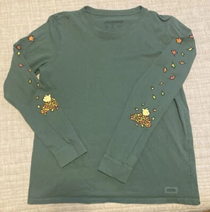 Life is Good LS Women’s Crusher T-shirt, large, green, new - Picture 1 of 24