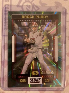 2023 Score Football Brock Purdy Green Parallel /115 San Francisco 49ers - Bild 1 von 2