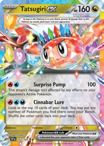 Pokemon TCG Tatsugiri ex 142/191 ENG EXC/NM Surging Sparks REG - Imagen 1 de 1