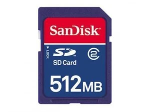 SanDisk 512MB Class 2 Secure Digital Card - Grade A (SDSDB-512-AW11) - Picture 1 of 1