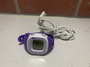 Garmin Forerunner 10 GPS Wrist Watch Purple/White + Charging Cord