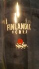 Finlandia Vodka Glass Reindeer Red Moon Tall 2 cl 4 cl marks cylinder Glass RARE