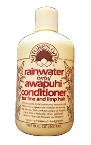 NATURE’S GATE Rainwater HERBAL Hair CONDITIONER New 18 Oz Discontinued Awapuhi - Picture 1 of 3
