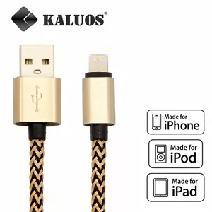 Long 3M Kaluos Tissu Câble USB pour IPHONE 12 13 XR 11 Se Chargeur Rallonge - Photo 1 sur 1