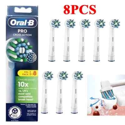 Oral-B Pro Cross Action EB50RX 8PCS Spazzolino Elettrico Testine di ricambio - Immagine 1 di 4