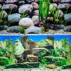 Aquarium Fish Tank Background 2 Sides + Adhesive - 2 to 10 FT Lengths
