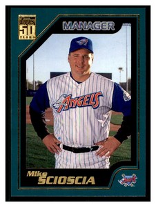 2001 Topps #324 MIKE SCIOSCIA Anaheim Angels