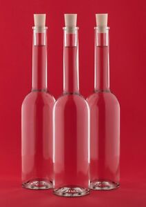 GLASFLASCHE-Flaschen 100/200/350/500 ml Schnapsflasche OPI -SPK Flasche-leer 