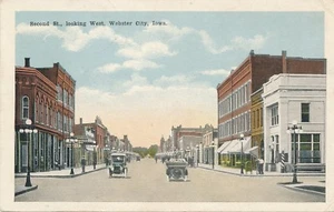 WEBSTER CITY IA �� Seconda strada che guarda ad ovest - 1920 - Foto 1 di 2