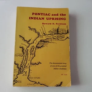 Pontiac and the Indian Uprising by Howard H. Peckham Vtg Paperback - Picture 1 of 4