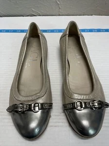 AGL Champagne Oro Peltre Ballet Zapatos Planos Damas EU 38 - Imagen 1 de 6