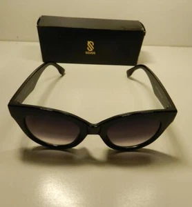 GAFAS DE SOL SOJOS NEGRAS NUEVAS SJ2074 C1 MZ 52-25 138 UV400 RETRO OVERSIZE - Imagen 1 de 10
