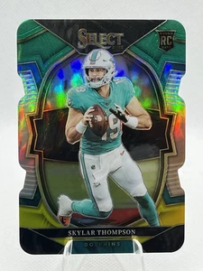 2022 Panini Select - Green & Yellow Prizm Die-Cut #96 - Skylar Thompson RC - Bild 1 von 2