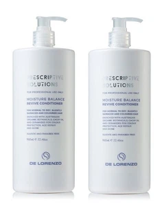 2x De Lorenzo Prescriptive Solutions Moisture Balance Revive Conditioner 960ml - Picture 1 of 8