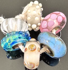 (Set of 6) Trollbeads Retired Sterling Silver Beach Kit TGLBE-00018 - Picture 1 of 12