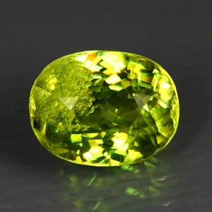 1,75 ct Bellissima pietra preziosa naturale taglio ovale (8 x 6 mm) Pakistan verde sfene - Foto 1 di 2