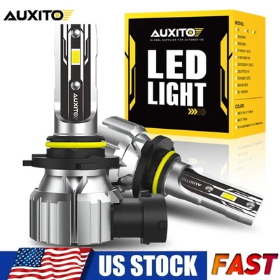 2x AUXITO Super Blanco 9006 HB4 LED Bombilla Luz Alta Baja Faros Antiniebla 6500K Foto 1 de 4