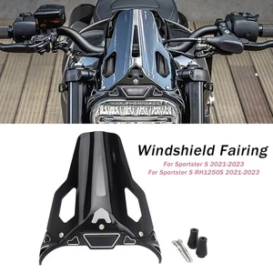 Parabrezza per Sportster S RH1250S 2021-2024 Visiera Parabrezza Deflettori Vento - Foto 1 di 10