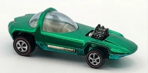 CB51: Hot Wheels Redline Silhouette USA Base 1967 Spectraflame Green originale 16 - Foto 1 di 6