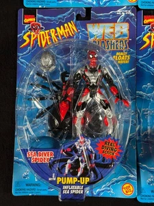 Spider-Man Web Splashers Sea Diver Spidey Serie Animada Raro TOYBIZ 1997 🔥 - Imagen 1 de 2