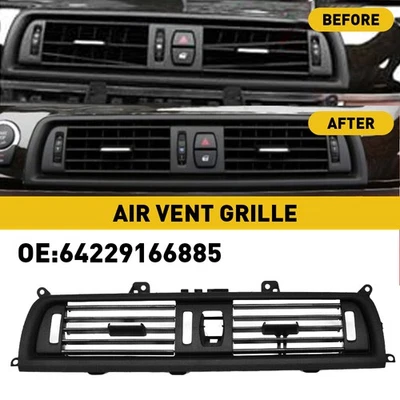Parrilla de consola delantera para BMW 520 528i 535i 525 528 530 2010-2016 tablero ventilación de aire acondicionado Foto 1 de 4