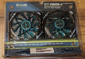 Gelid Solutions ICY VISION-A Graphics Card Cooler, For AMD Video Cards, New! - Picture 1 of 7