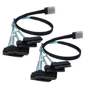 2PCS 0.5M 1 to 4 Connecting Cable With good chemical corrosion resistance - Afbeelding 1 van 15