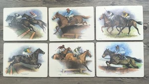Lady Clare Handcrafted Placemats Hennessy Cognac Gold Cup Set Of 6 Unused - Picture 1 of 10