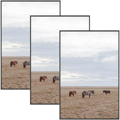 24x36 Aluminum Poster Frames Acrylic Front Thin Metal Picture Frame for 36x2... - Image 1 of 4