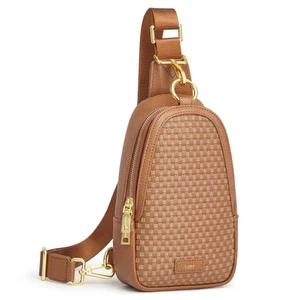Sling Crossbody Bag for Women, Leather Fanny Pack Crossbody Sling Bags, RFID ... - Picture 1 of 7