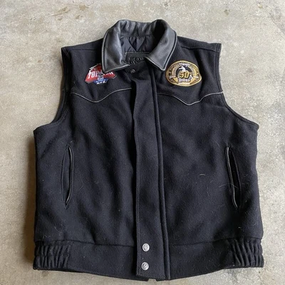 2008 National Finals Rodeo NFR Wrangler Boyd Gaming Vest Large - Image 1 of 4