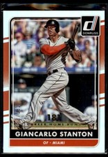 Giancarlo Stanton 2016 Donruss Career Stat Line Parallel 98/181 #147 New York