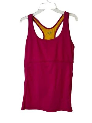 Camiseta sin mangas activa CHAMPION para mujer espalda deportiva sujetador incorporado soporte elástico rosa Lg Foto 1 de 4