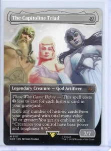 THE CAPITOLINE TRIAD MTG Assassin's Creed BORDERLESS Mythic Rare 0117 - Picture 1 of 2