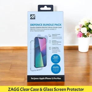 Offizielle Original ZAGG (iPhone 13 Pro Max) durchsichtige Hülle & Displayschutzfolie Cover - Bild 1 von 9