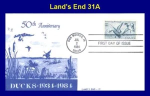 Land's End 2092 31A Ducks Preserving Wetlands LAST CACHET - Picture 1 of 1