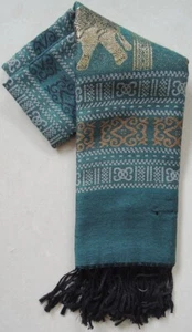 100% Wool Scarf | Aqua - Picture 1 of 1