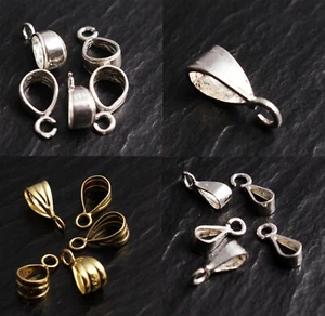 Lazos de collar ojales lazo de collar colgante lazo plata 925 tesoro de piedra - Imagen 1 de 14