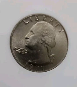 1977 Quarter Struck On Nickel Planchet MS-64,Old ANACS HOLDER-DEF. UNDERGRADED! - Picture 1 of 6