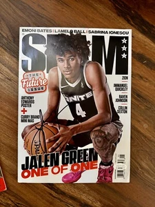Jalen Green signed Autogramm Slam Magazin Houston Rockets JSA - Bild 1 von 1