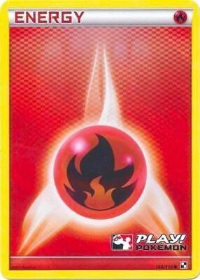 Fire Energy - 106/114 - Pokemon Black and White PLAY Promo MP