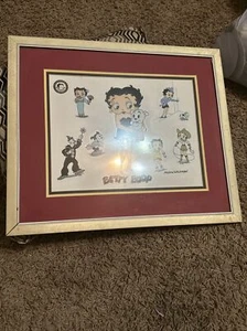 Betty Boop cel Signed Myron Walkman Animator Fleischer Studios Ltd Ed List $800+ - Picture 1 of 9