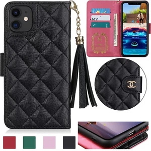 Coque téléphone à rabat pour iPhone 14 15 16 Plus 13 12 Pro Max carte d'identité femme fille - Photo 1 sur 14